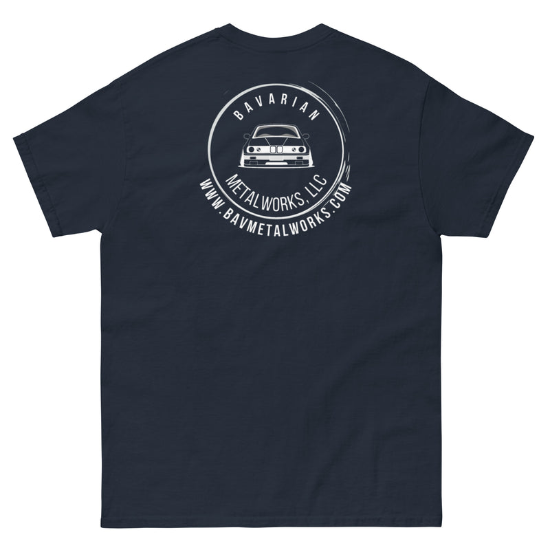 Bav Metalworks E30 Logo Basic Navy T-Shirt